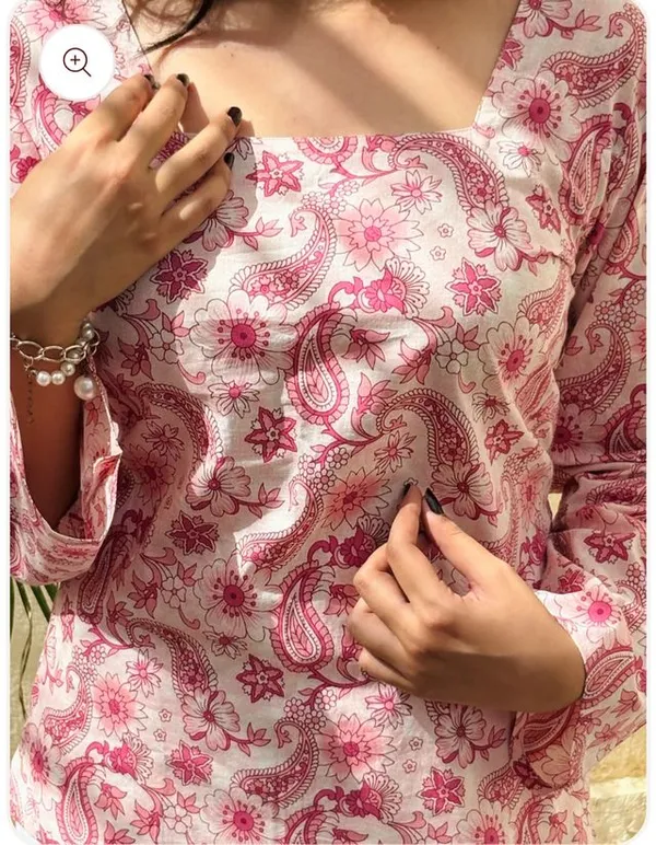 Pink_Cotton_Kurti_For_Women