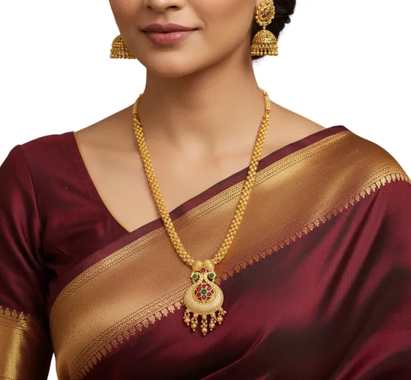 Copper_Base_With_Gold_Plated_Manjulshrungar_Kolhapuri_Thushi