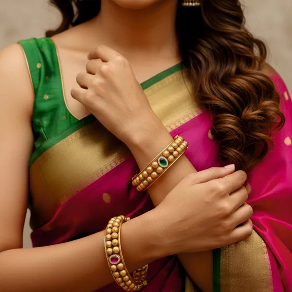 Copper_Base_With_Gold_Plated_Devshobha_Fancy_Bangles
