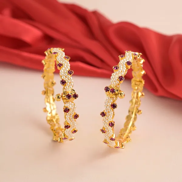 Copper_Base_With_Gold_Plated_Chitramani_Moti_Bangles