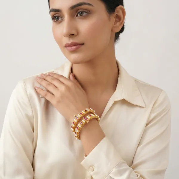 Copper_Base_With_Gold_Plated_Gulabi_Moti_Kada