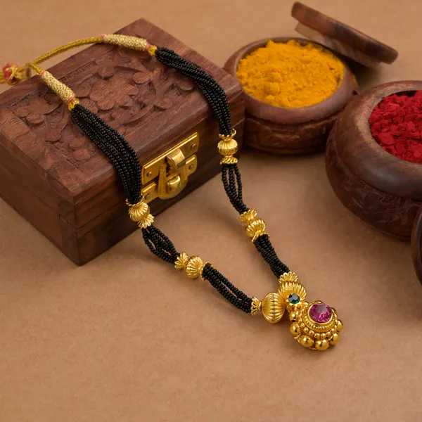 Copper_Base_With_Gold_Plated_Kolhapuri_Mangalsutra