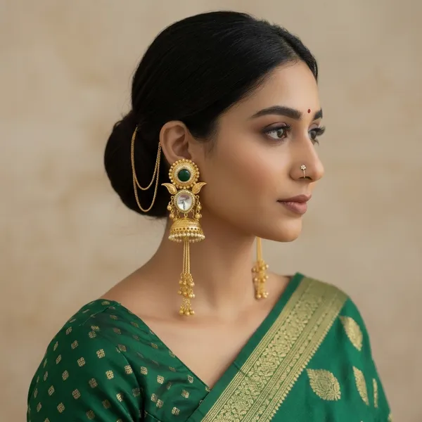 Copper_Base_With_Gold_Plated_Kundan_Earrings