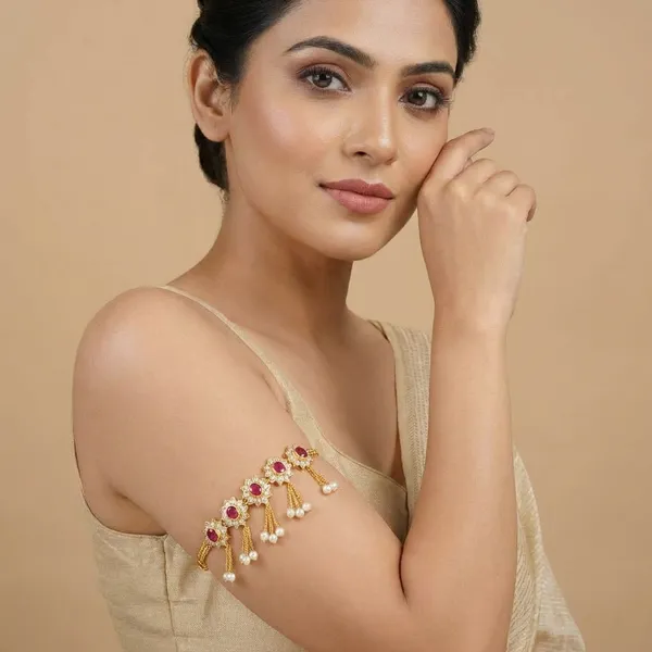 Copper_Base_With_Gold_Plated_Mahaveera_Bajubandh