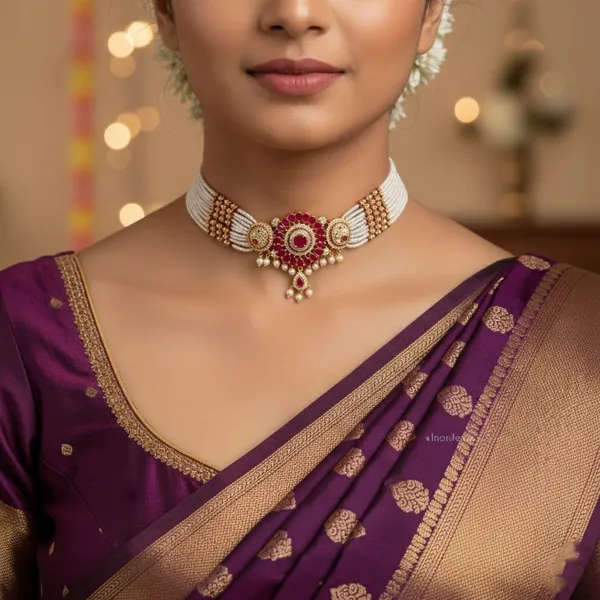 Copper_Base_With_Gold_Plated_Saishrimoti_Choker