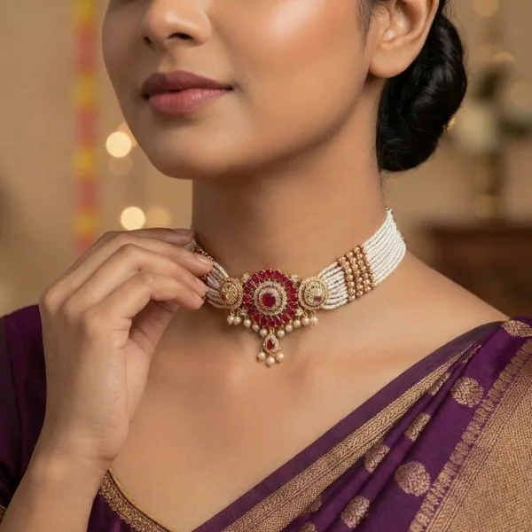 Copper_Base_With_Gold_Plated_Saishrimoti_Choker