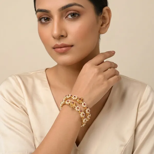 Copper_Base_With_Gold_Plated_Sindhumani_Moti_Bangles