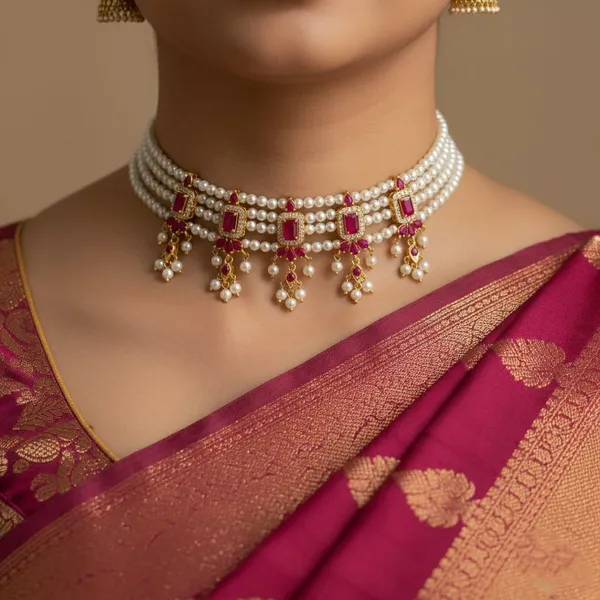 Copper_Base_With_Gold_Plated_Soumyamoti_Choker