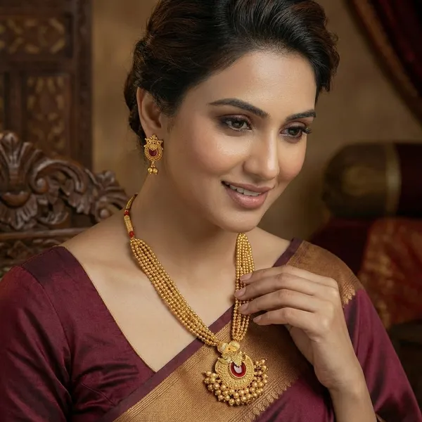 Copper_Base_With_Gold_Plated_Kanakrakshak_Kolhapuri_Thushi