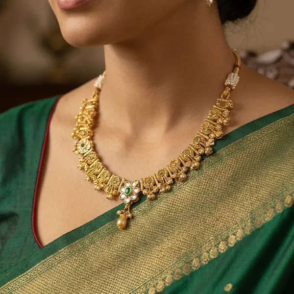 Copper_Base_With_Gold_Plated_Mangalmurti_Bridal_Set