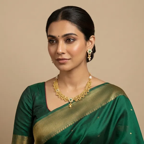 Copper_Base_With_Gold_Plated_Mangalmurti_Bridal_Set