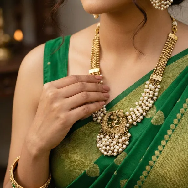 Copper_Base_With_Gold_Plated_Muktadhara_Moti_Short_Necklace