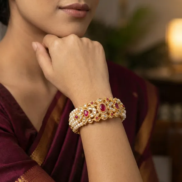 Copper_Base_With_Gold_Plated_Peacock_Patali_Bangles