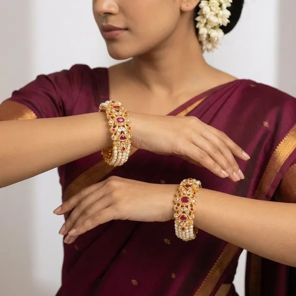 Copper_Base_With_Gold_Plated_Peacock_Patali_Bangles