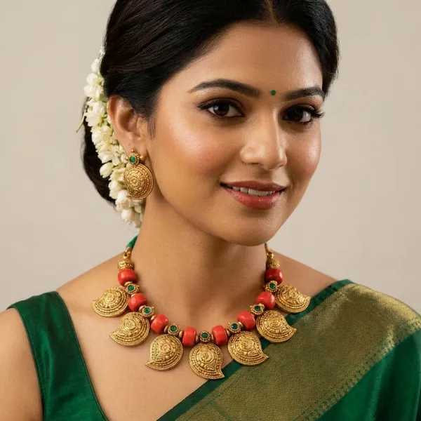 Copper_Base_With_Gold_Plated_Poval_Deviya_Royal_Kantha_Short_Necklace