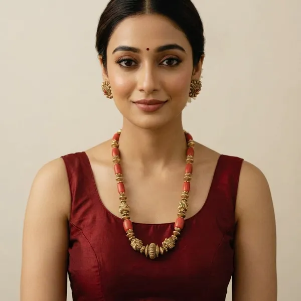 Copper_Base_With_Gold_Plated_Poval_Parampara_Necklace