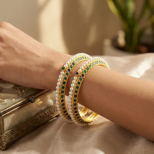 Copper_Base_With_Gold_Plated_Green_Kangan