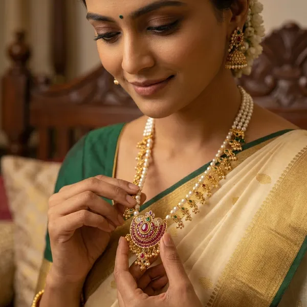 Copper_Base_With_Gold_Plated_Maharani_Antique_Long_Haar