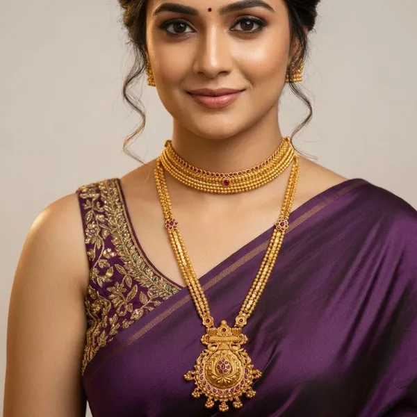 Copper_Base_With_Gold_Plated_Rantsakhi_Antique_Necklace_Set