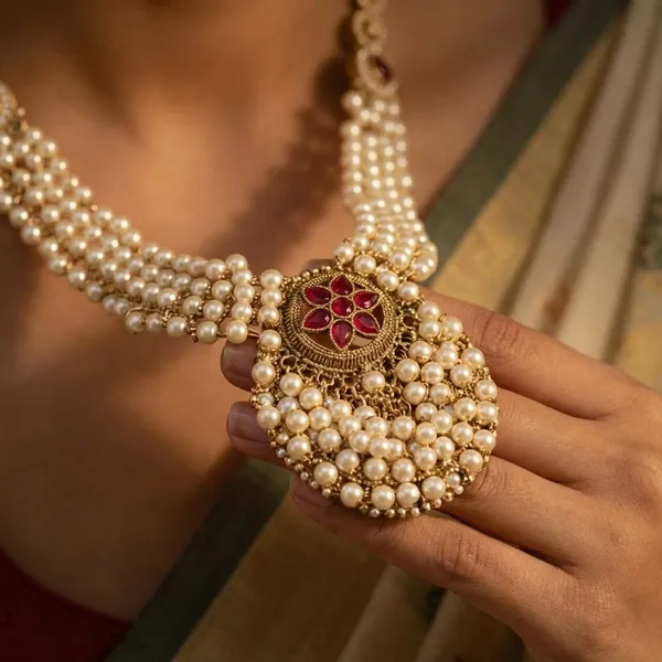 Copper_Base_With_Gold_Plated_Rupabhya_Moti_Short_Necklace