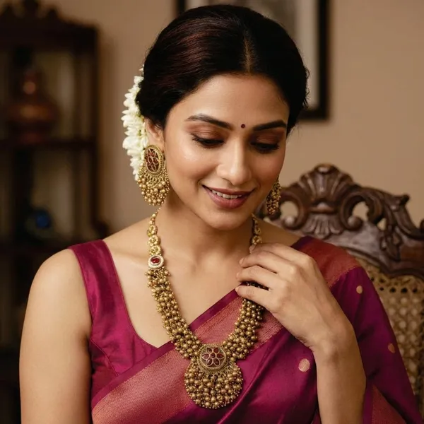 Copper_Base_With_Gold_Plated_Ruvanjali_Short_Moti_Necklace