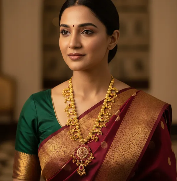 Copper_Base_With_Gold_Plated_Saubhagyavti_Kolhapuri_Saaj