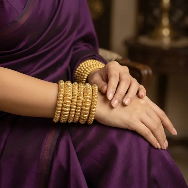 Copper_Base_With_Gold_Plated_Shindeshahi_Fancy_Bangles_Set