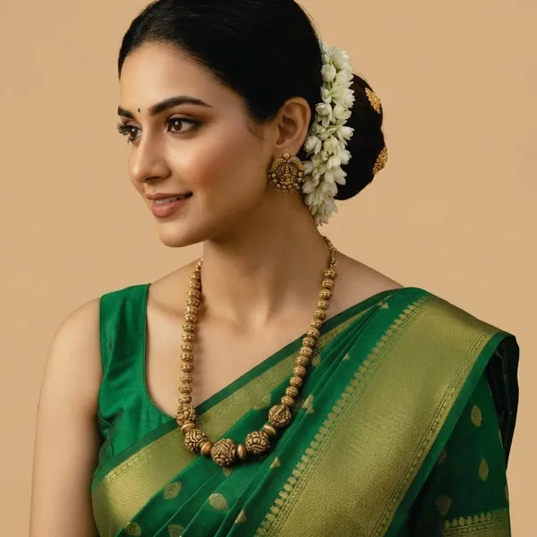 Copper_Base_With_Gold_Plated_Shrivilaas_Kantha_Short_Necklace