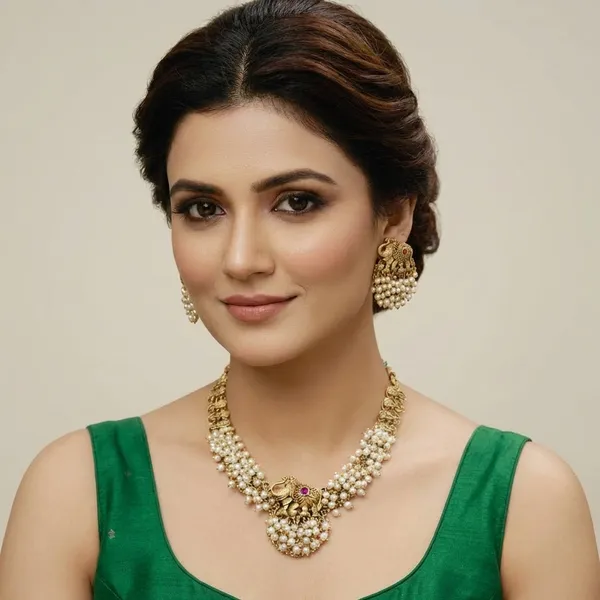 Copper_Base_With_Gold_Plated_Swarnima_Moti_Short_Necklace