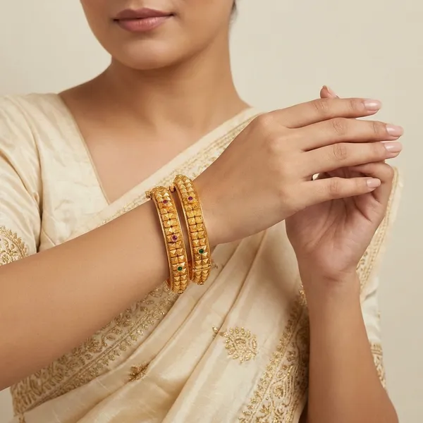 Copper_Base_With_Gold_Plated_Swrnapailu_Antique_Bangles