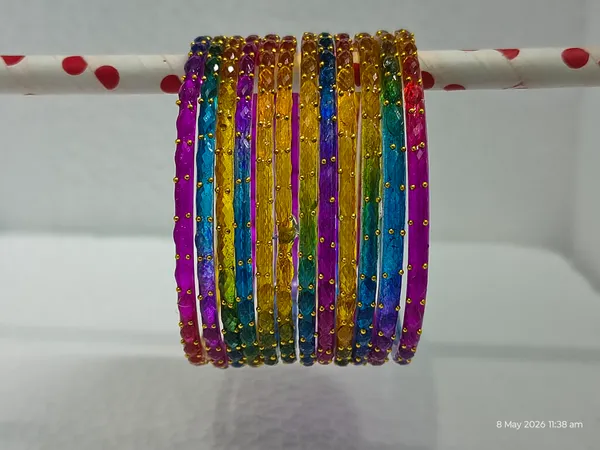 Rain_Drop_Glass_Bangles_Set_For_Women_And_Girls_|_Light_Weight_Bangles_|_Traditional_Transparent_Fancy_Glass_Chudi_Set_for_Wedding,_Party_(12_Bangles)