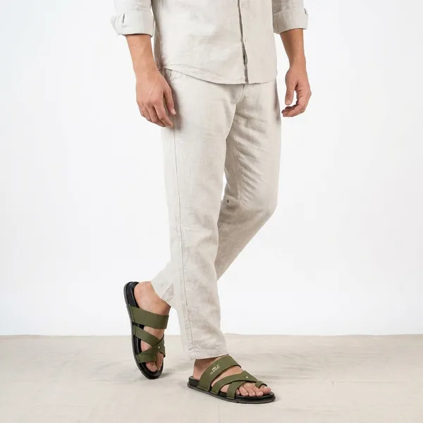 Green_Urban_Leather_Anti-Skid_Sandals_For_Men