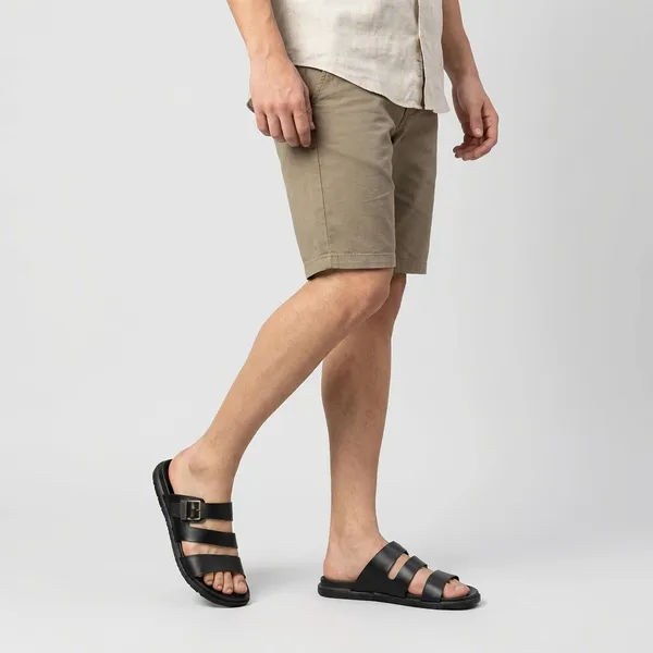 Black_Urban_Leather_Anti-Skid_Sandals_For_Men