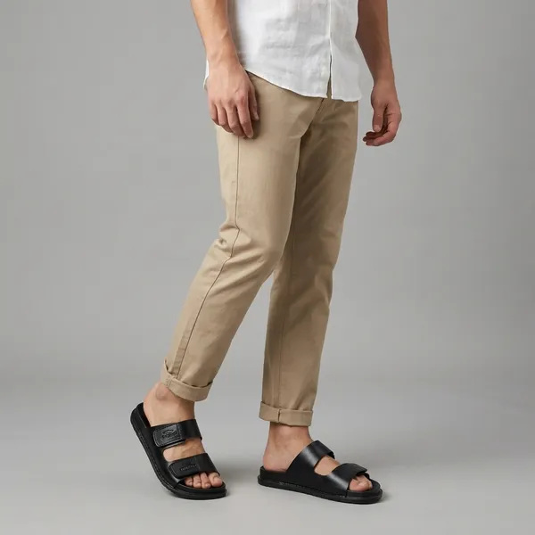 Black_Urban_Leather_Anti-Skid_Sandals_For_Men