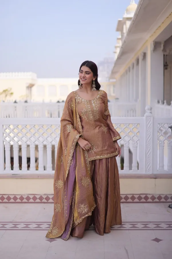 Brown_Fendi_Crush_Sharara_Set_For_Women