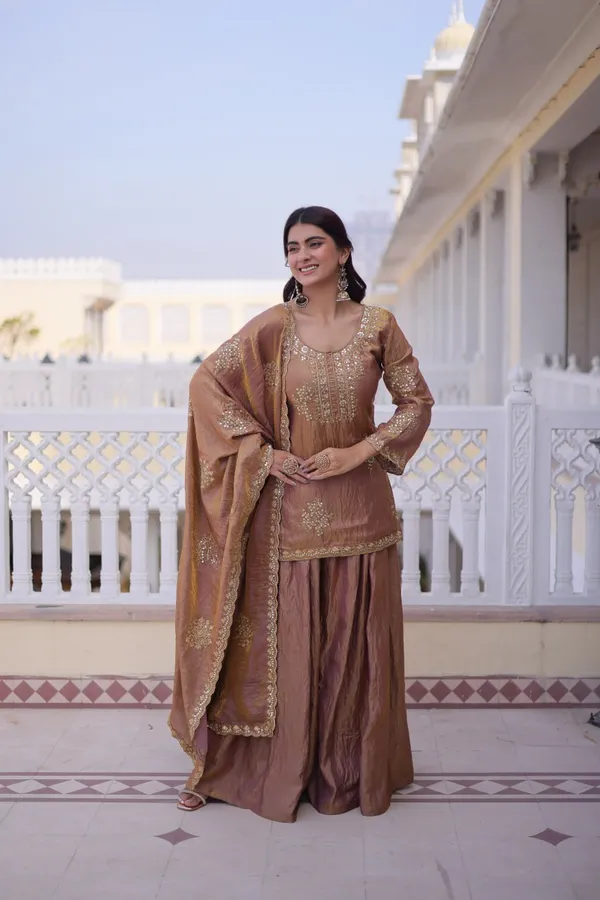 Brown_Fendi_Crush_Sharara_Set_For_Women