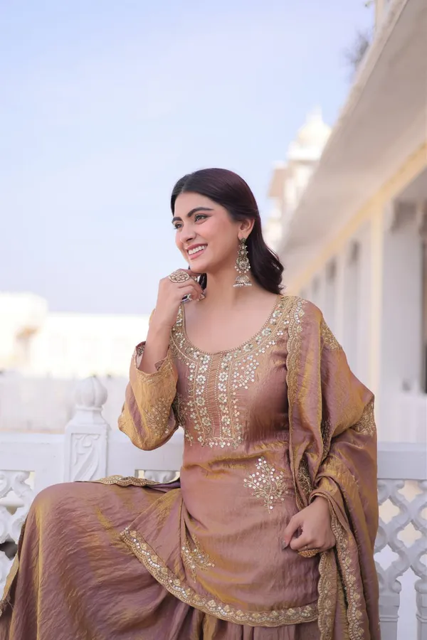 Brown_Fendi_Crush_Sharara_Set_For_Women