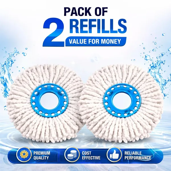 Wotra_Supertwist_Spin_Mop_Microfiber_Refill/Floor_Mops_Refill,_Mop_Head,_Mop_Refills_2Pcs_(White)