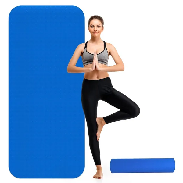 WOTRA_Multi_Colour_Yoga_Mat,_Eco_Friendly_Non_Slip_Exercise_Mat_for_Yoga,_Meditation,_Fitness_&_Home_Workout_4mm,_6mm_&_8mm