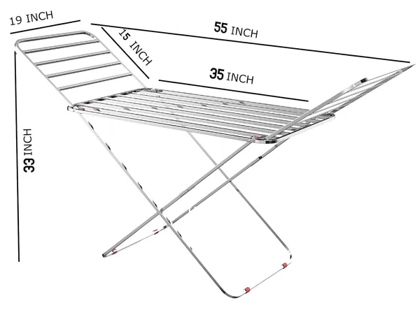 WOTRA_Stainless_Steel-Pro_Folding_Cloth_Drying_Stand,_Heavy_Base_Foldable_Laundry_Drying_Rack_for_Indoor_Outdoor_Balcony_Use