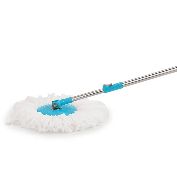 Wotra_Q2_Quickwring_Spin_Mop_Handle_With_Disk,_Refill