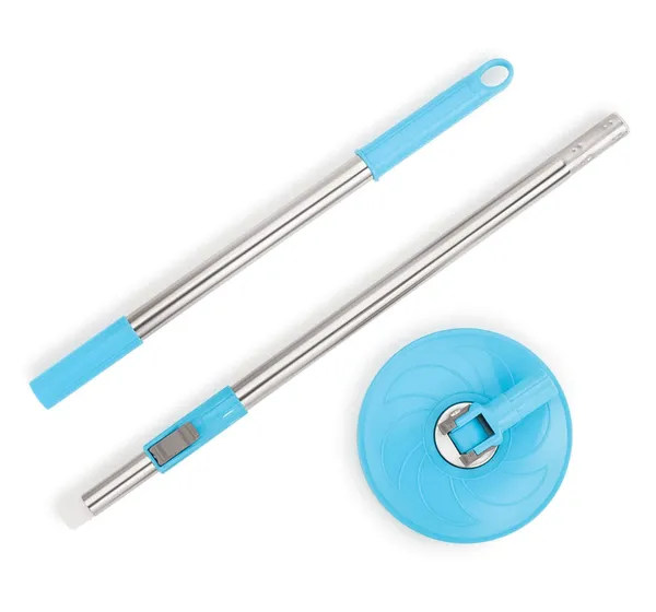 Wotra_Q2_Quickwring_Spin_Mop_Handle_With_Disk,_Refill
