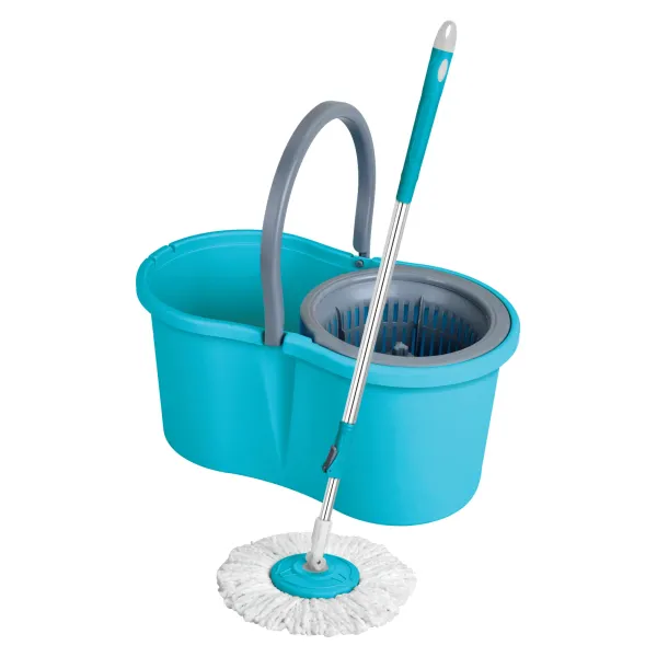 Wotra_P300_Easyspin_Mop_Bucket_Set,_Spin,_Microfiber_Mop_With_Bucket,_120_Cm_Adjustable_Handle,_2_Refills