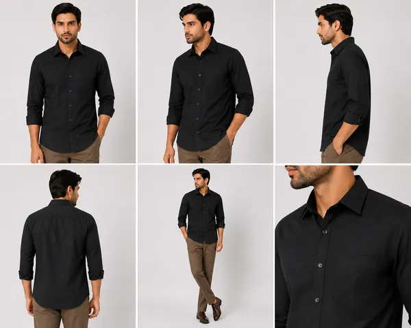 VRUGO_Men's_Classic_Black_Full_Sleeve_Formal_Shirt
