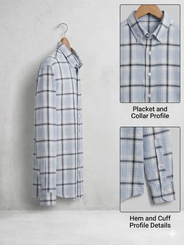 VRUGO_Men's_Sky_Blue_Checked_Full_Sleeve_Shirt_|_Classic_Windowpane_Check_Casual_Shirt