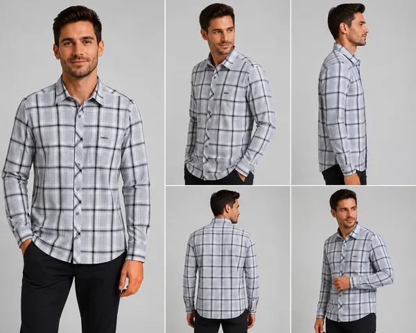 VRUGO_Men's_Light_Grey_Checked_Full_Sleeve_Shirt_|_Premium_Windowpane_Check_Casual_Shirt