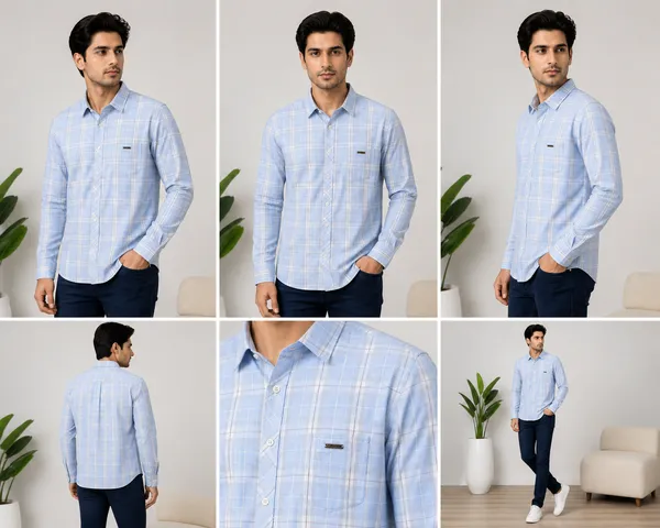 VRUGO_Men's_Sky_Blue_Checked_Full_Sleeve_Premium_Casual_Shirt