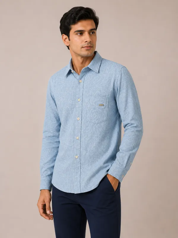 VRUGO_Men's_Sky_Blue_Paisley_Textured_Full_Sleeve_Shirt_|_Premium_Regular_Fit_Casual_&_Party_Wear