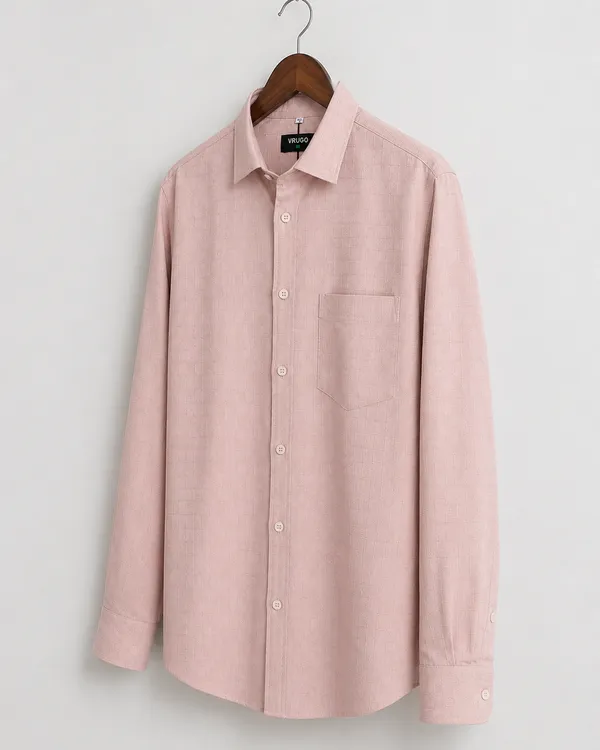VRUGO_Men's_Blush_Pink_Textured_Full_Sleeve_Formal_Shirt_|_Premium_Regular_Fit_Shirt