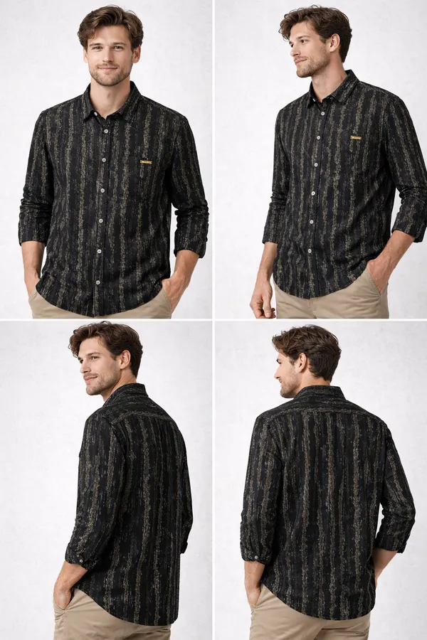 Mens_Formal_Long_sleeve_Cotton_Shirt_With_Chest_Pocket